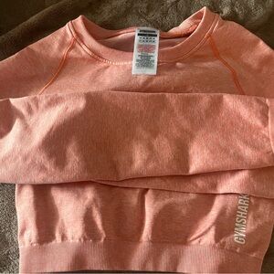 Gymshark Women's Coral Crew Neck Crop top workout